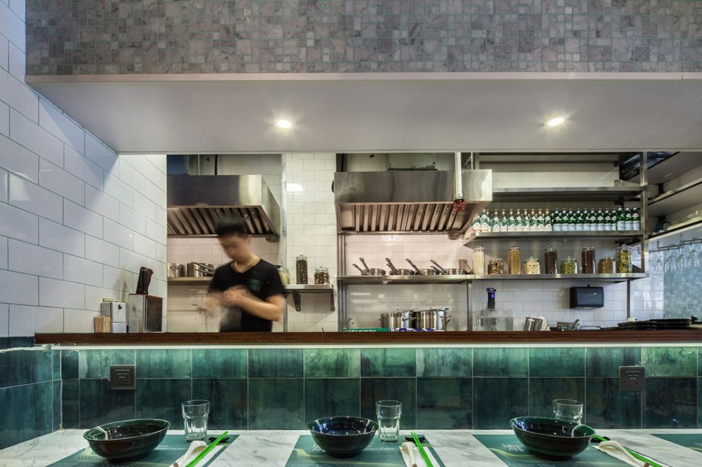 openUU Mean Noodles dining counter