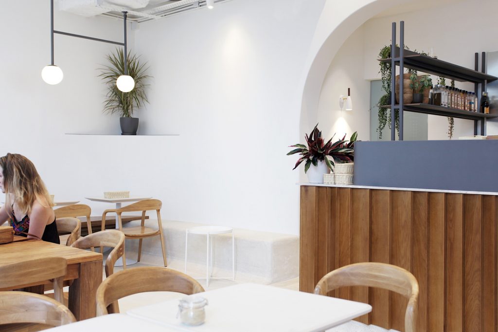 ittle Cove Espresso Studio Adjective seating area