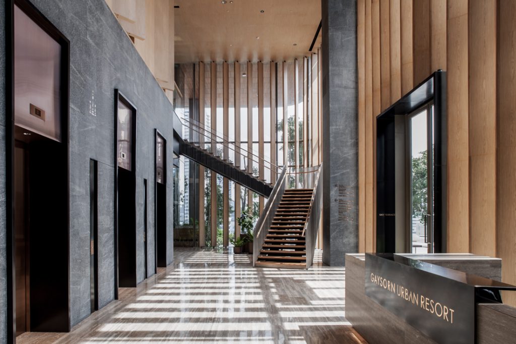 Gaysorn Urban Resort by CL3 Architects lobby