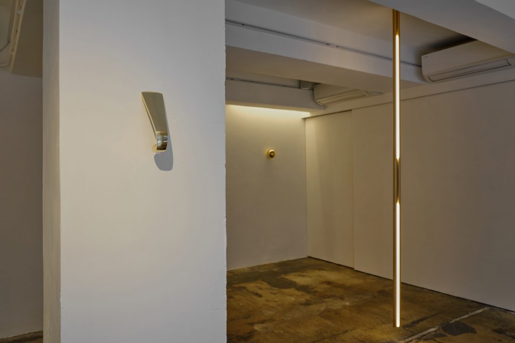'Between the Lines' (2019), satin brass, michael anastassiades