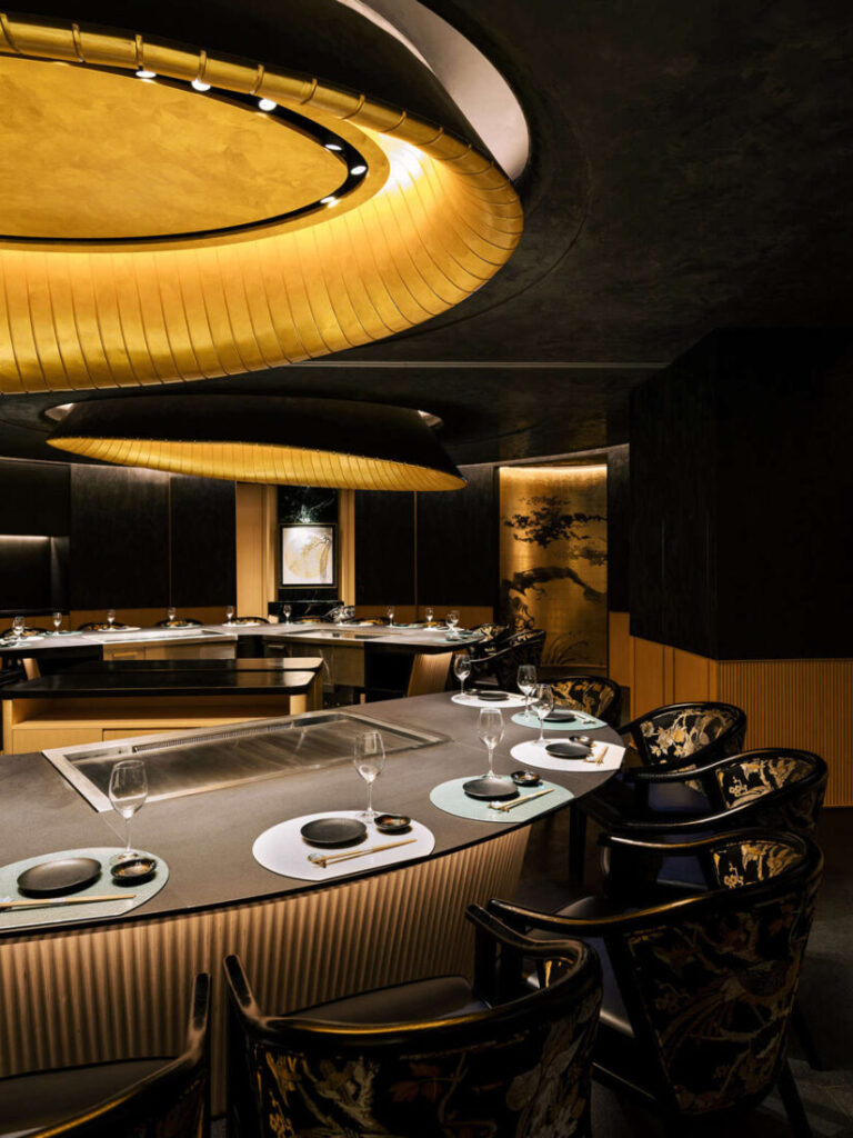 Steve Leung Design Group God of Teppanyaki Hong Kong Private Dining Room