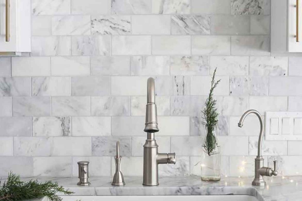 marble kitchen splashback