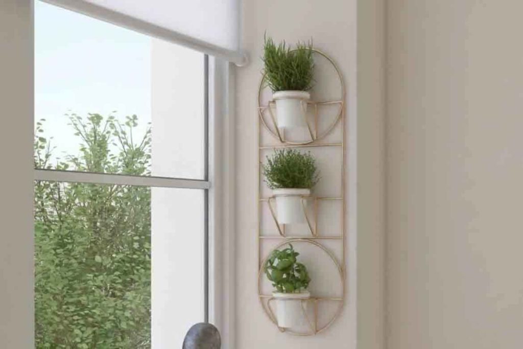 mounted wall planter display vertical