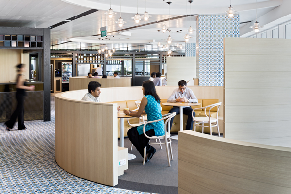 HASSELL's design of the Credit Suisse Campus at ONE@Changi City