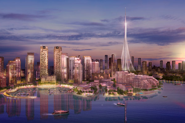 The Tower at Dubai Creek Harbour Santiago Calatrava Aurecon