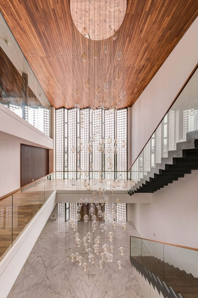 glass block house