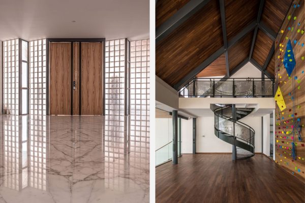 glass block house