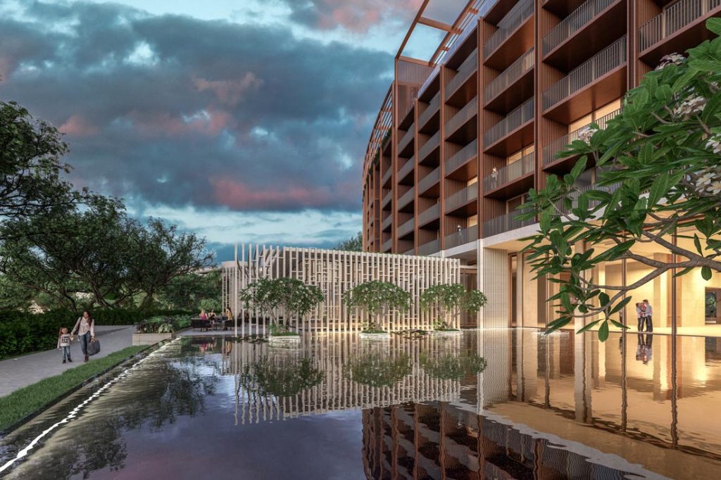 Bates Smart Westin Hotel Darwin External oceanside water feature
