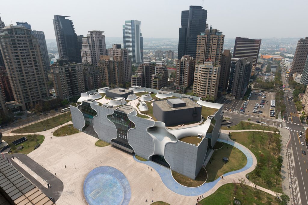 Toyo Ito National Taichung Theatre aerial view copyright Kai Nakamura