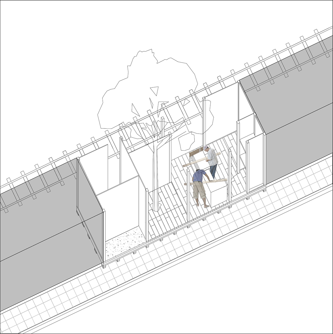 Chat-Architects_Bangkok-Bastards_railroad-furniture-market_isometric1
