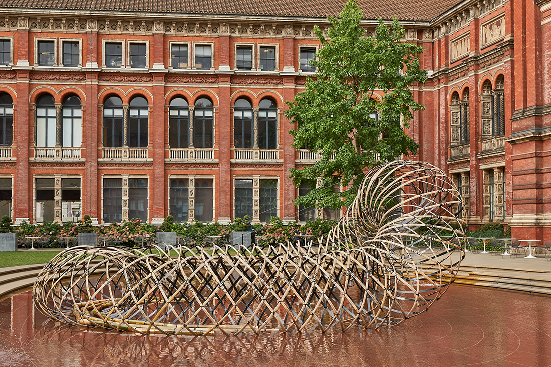 kengo kuma bamboo ring LDF