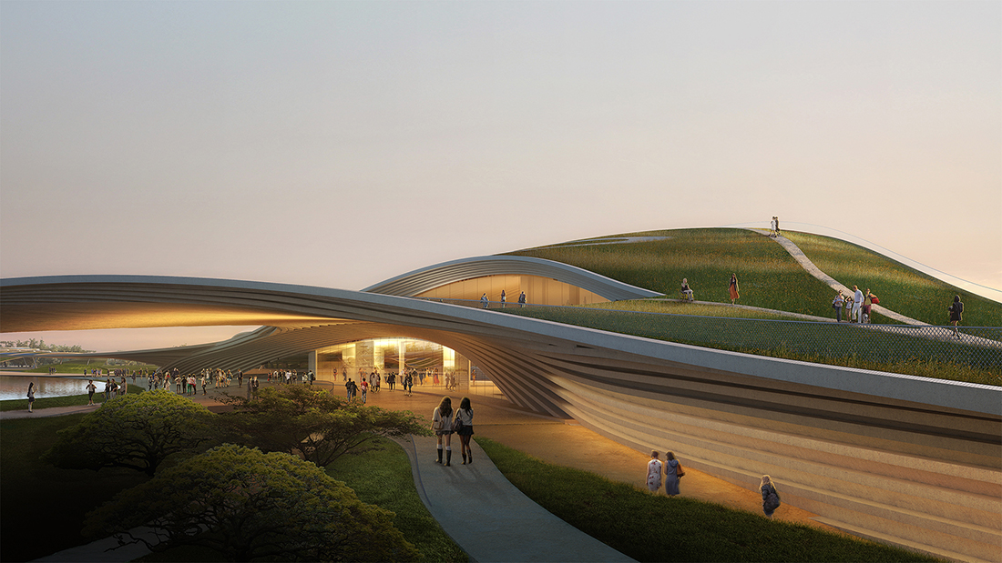 founders memorial kengo kuma k2ld