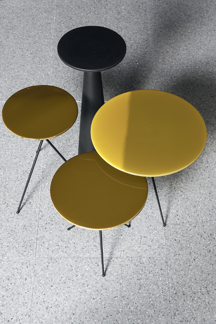 Baxter Liquid small tables from Space Furniture