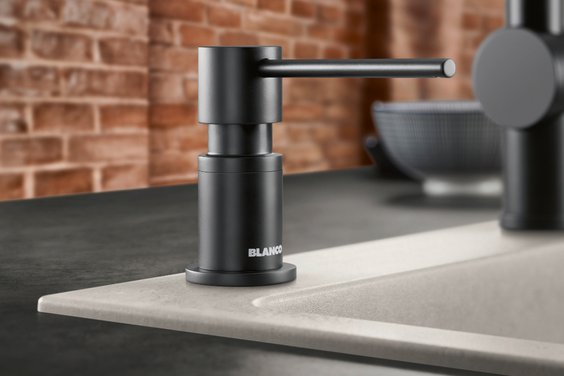 BLANCO Black Edition Lato Soap Dispenser