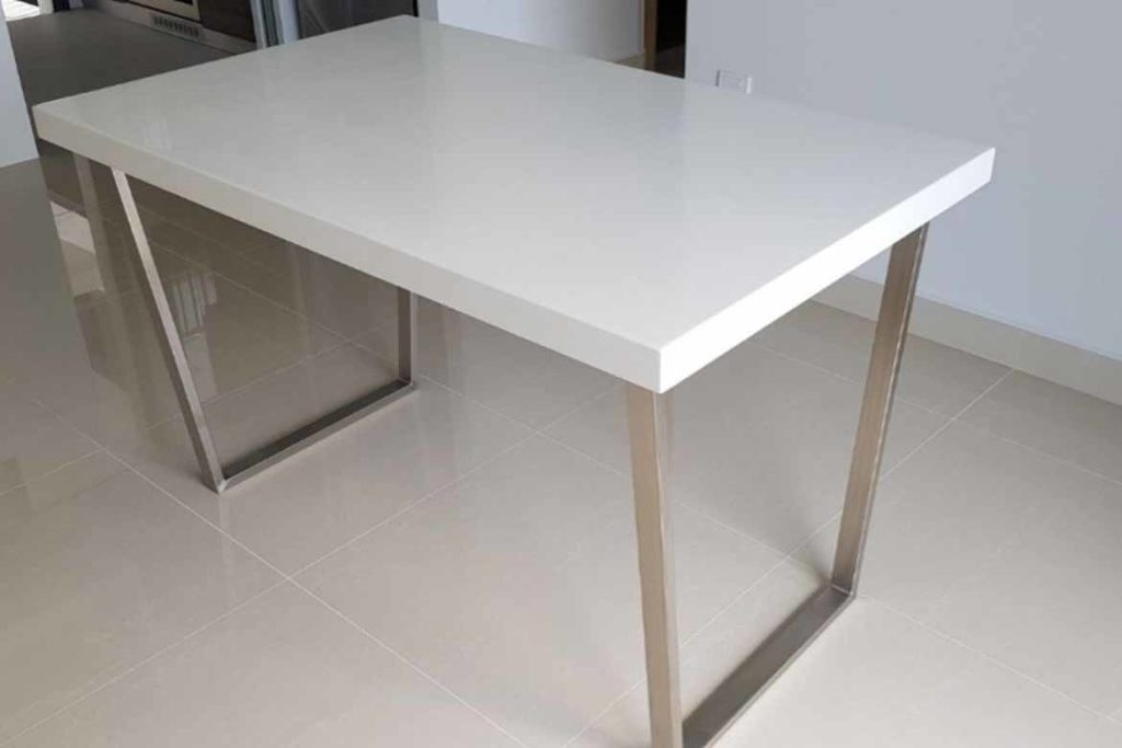 solid surface kitchen table dining