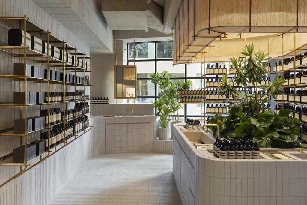 Aesop Hollywood Road Hong Kong interiors