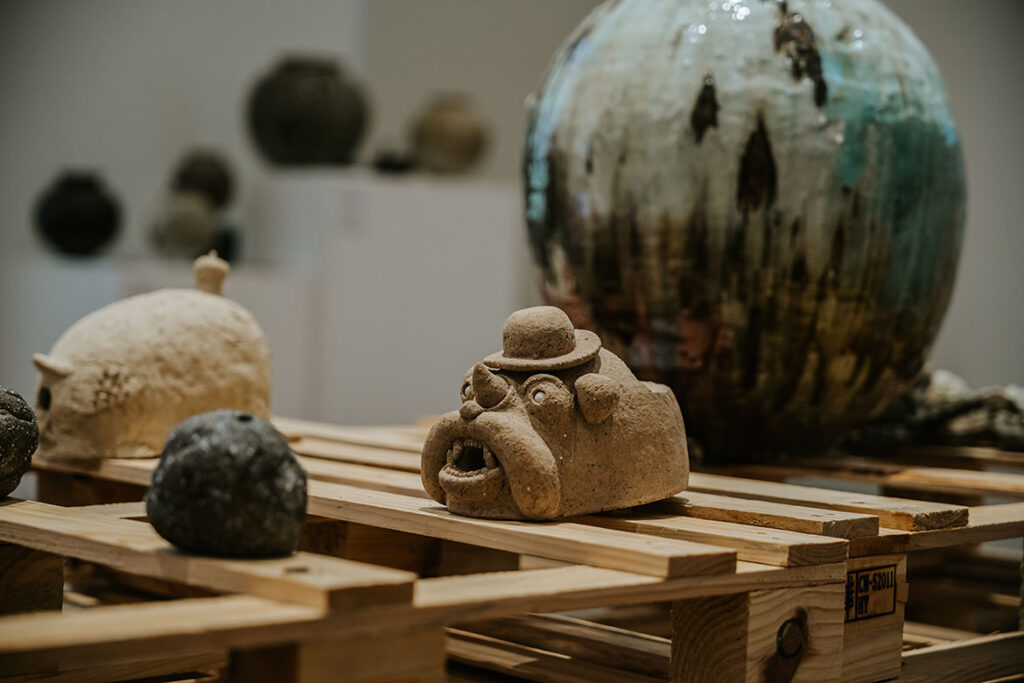 Earth exhibition by Mud Rock Ceramics and Zhang Liming at Clay Camp 2023