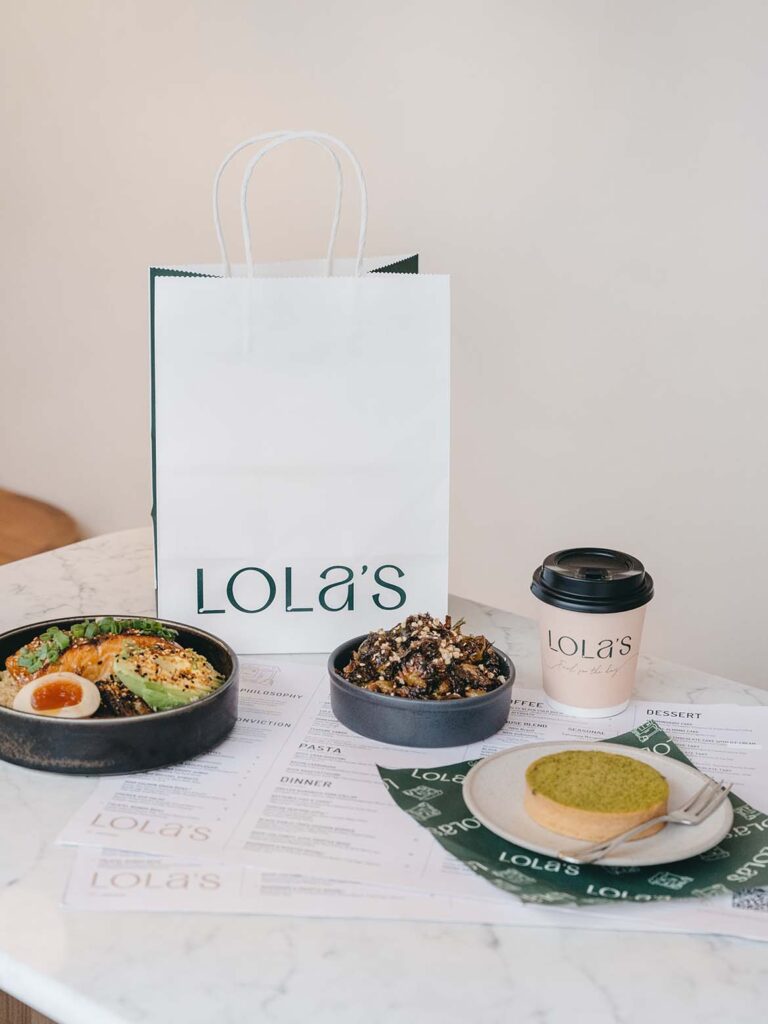 Typeface for Lola’s Cafe by Fable