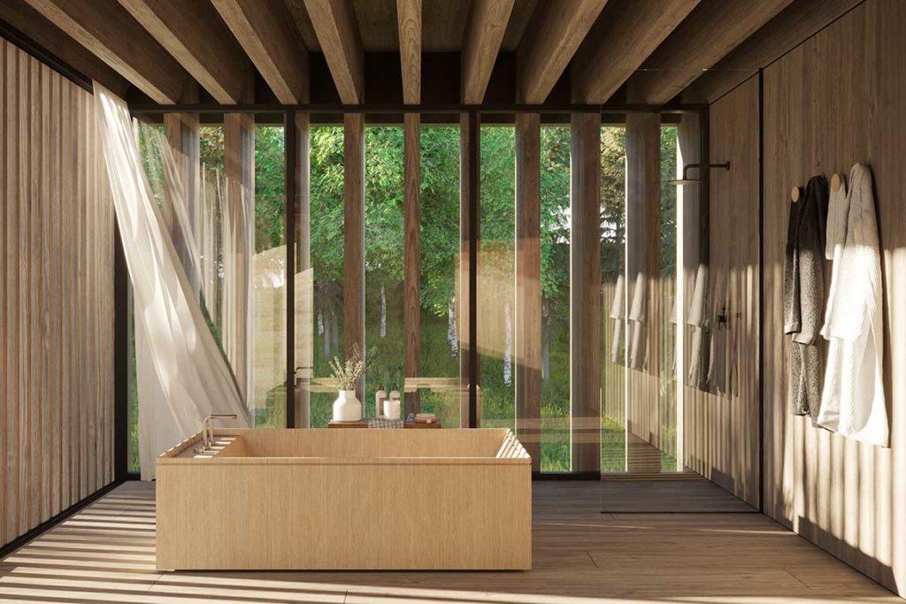 Japan luxury chalets by Shigeru Ban 4000 View 3