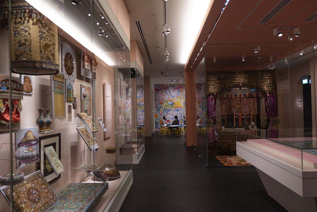 Peranakan Museum decorative textiles gallery