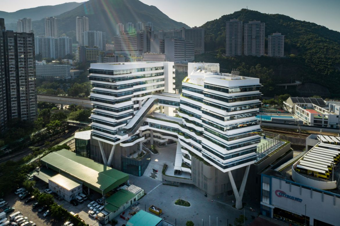 Chai Wan campus of THEi by Ronald Lu & Partners