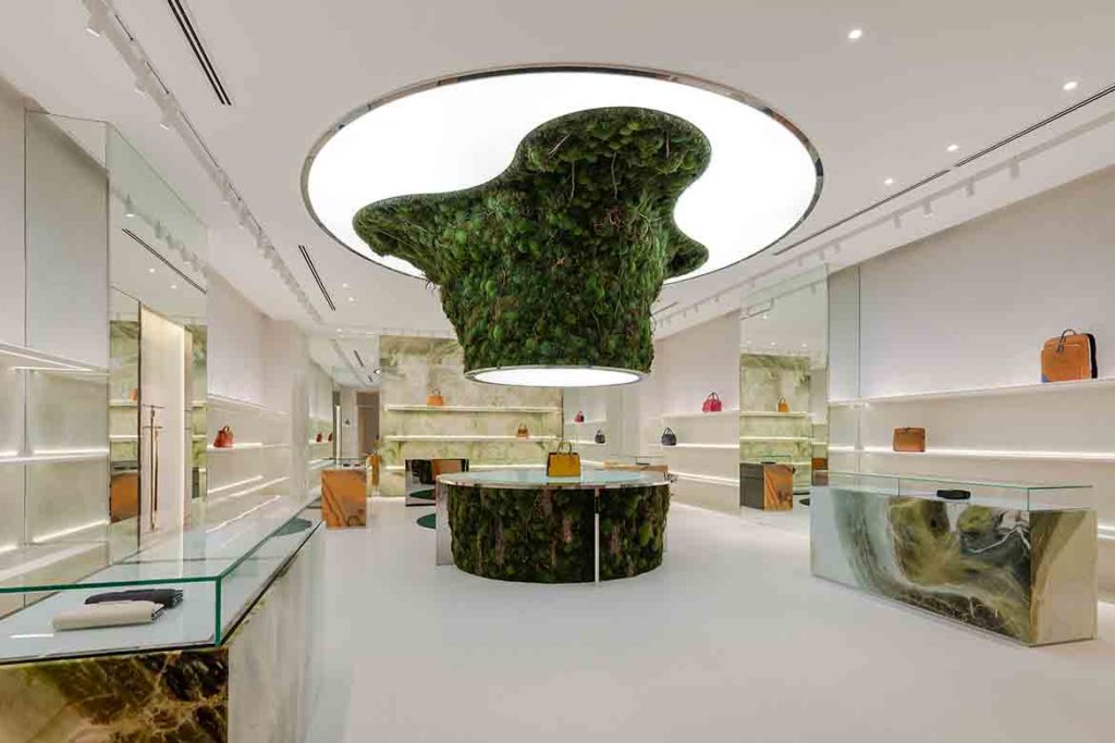 Spacemen Studio introduces biophilic design in retail store