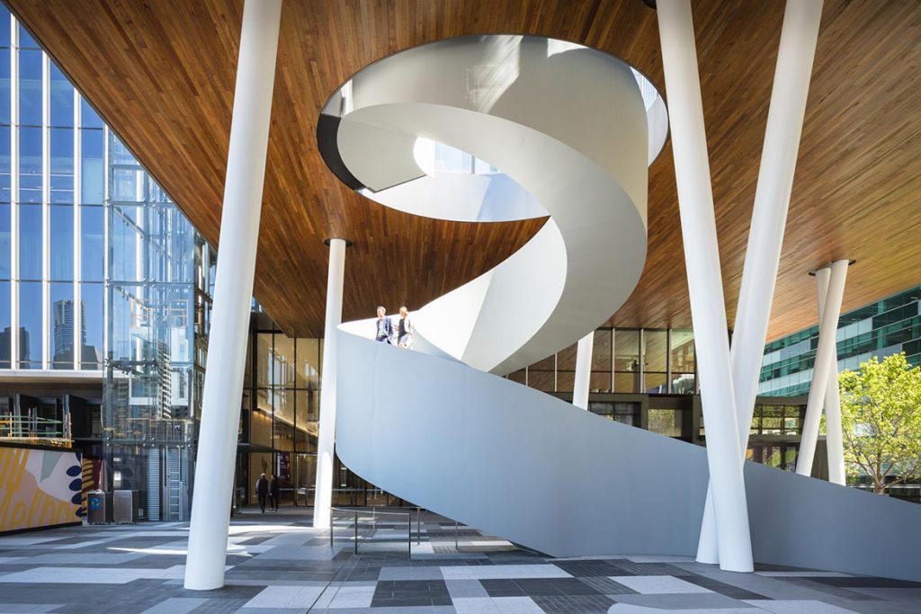 privately owned public space Spiral Stair Melbourne Quarter