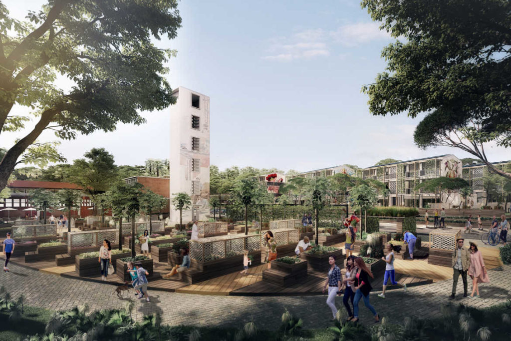 WY-TO Group building conservation design proposal for Bukit Timah Fire Station community trail garden_cc_MONEVI DESIGN