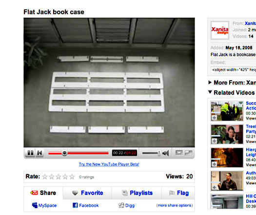 A Paper Bookcase
