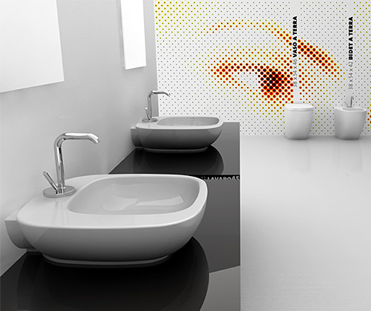 Dial bench or wall mounted basin