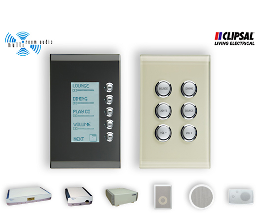 Clipsal C-Bus Multi Room Audio