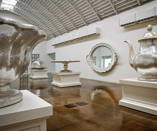 silver ware at bisazza