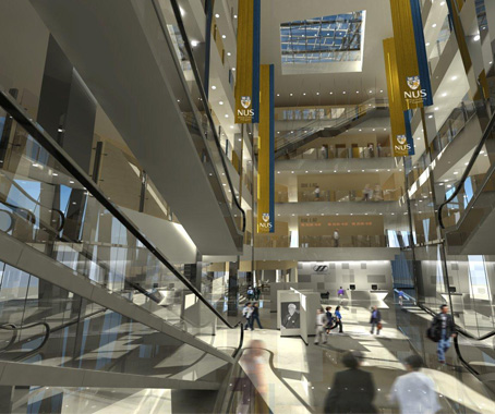 national university of singapore by cox architects