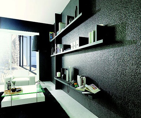 Textured tiles from Earp Bros