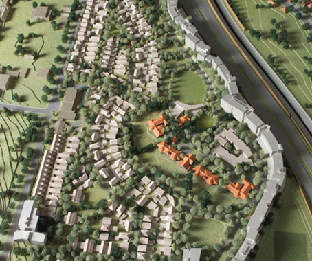 Village Park, Parkville, Victoria urban plan by SJB.