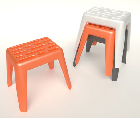 Luxxbox Milk Stool
