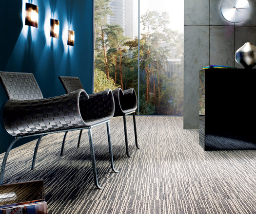 Tarkett Carpet Tiles: Green and Colourful
