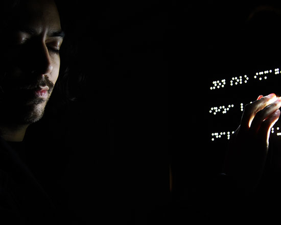 Rob Caslick enlightens with Braille LED