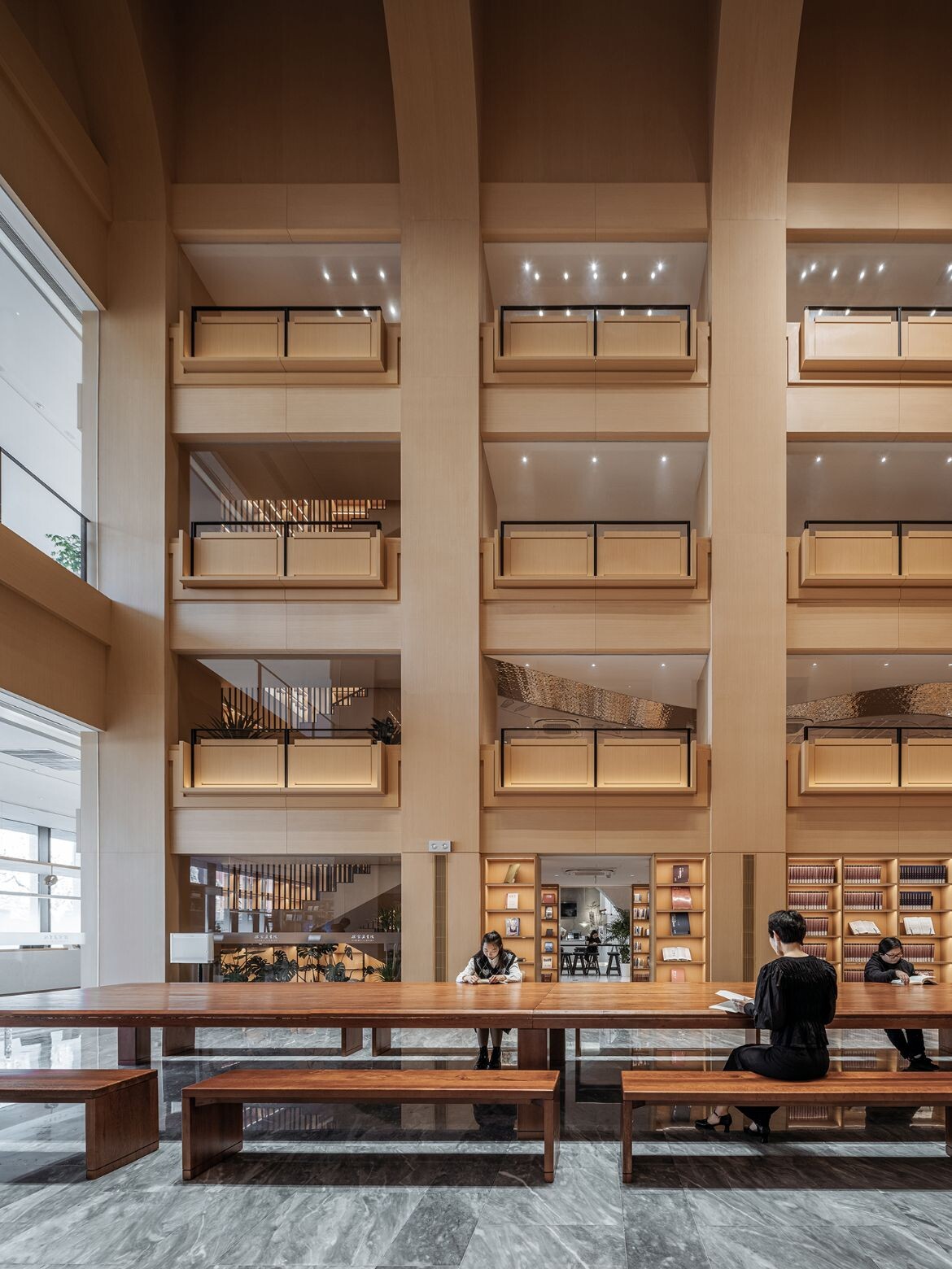Zikawei Library in China by Wutopia Lab
