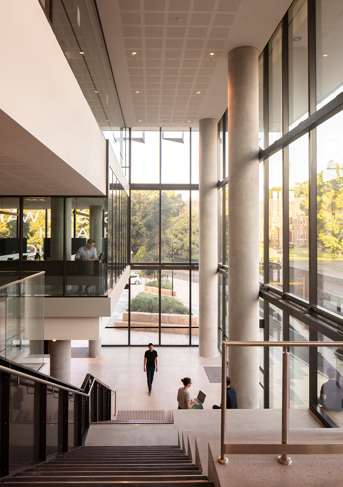 Susan Wakil Lobby. Photography by Brett Boardman.