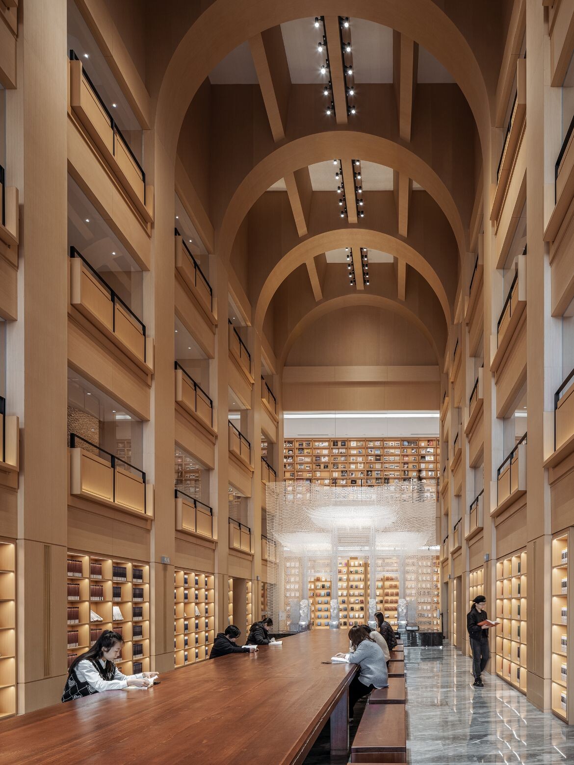 Zikawei Library in China by Wutopia Lab
