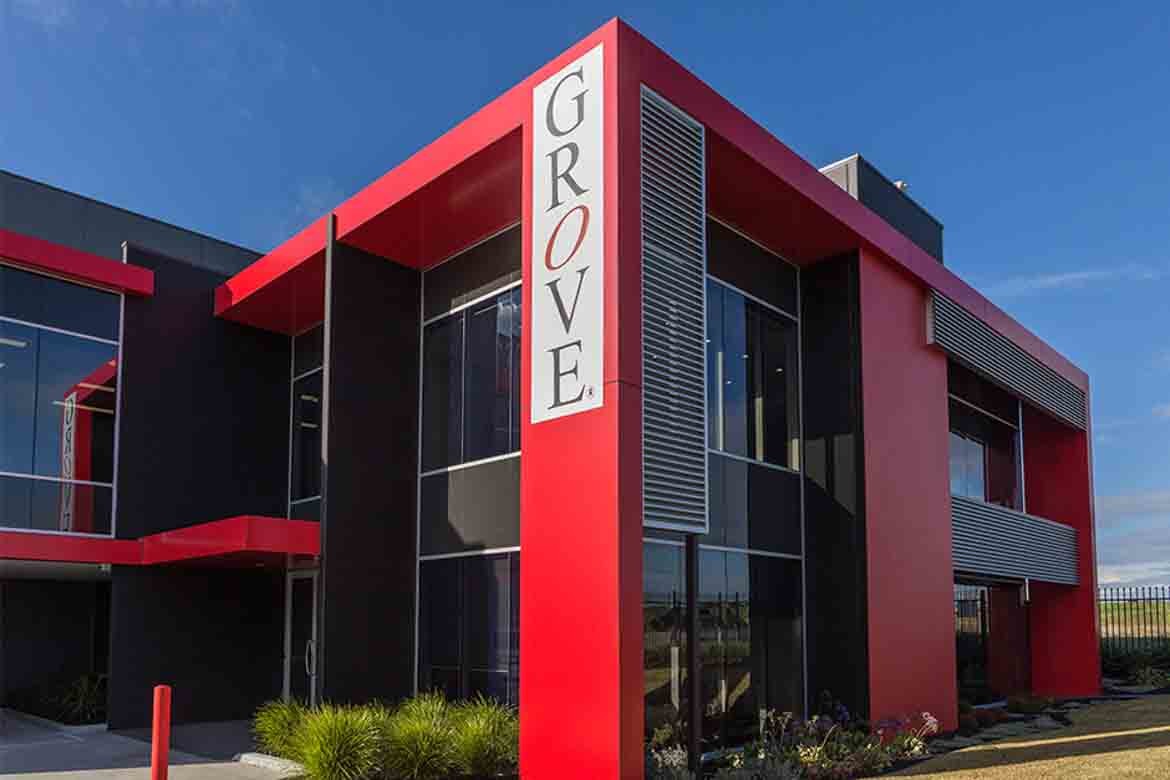 The grove group buildings temporary