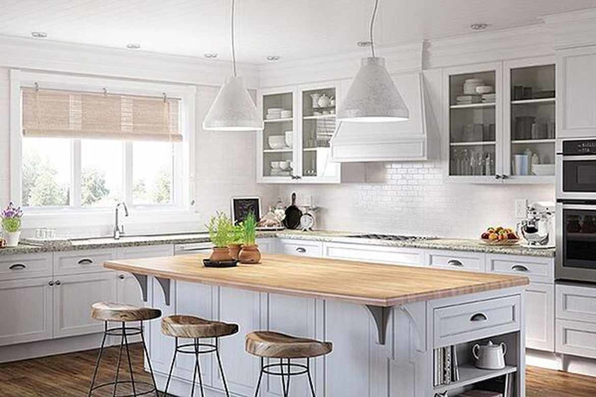 natural timber countertop benchtop kitchen sealed rustic
