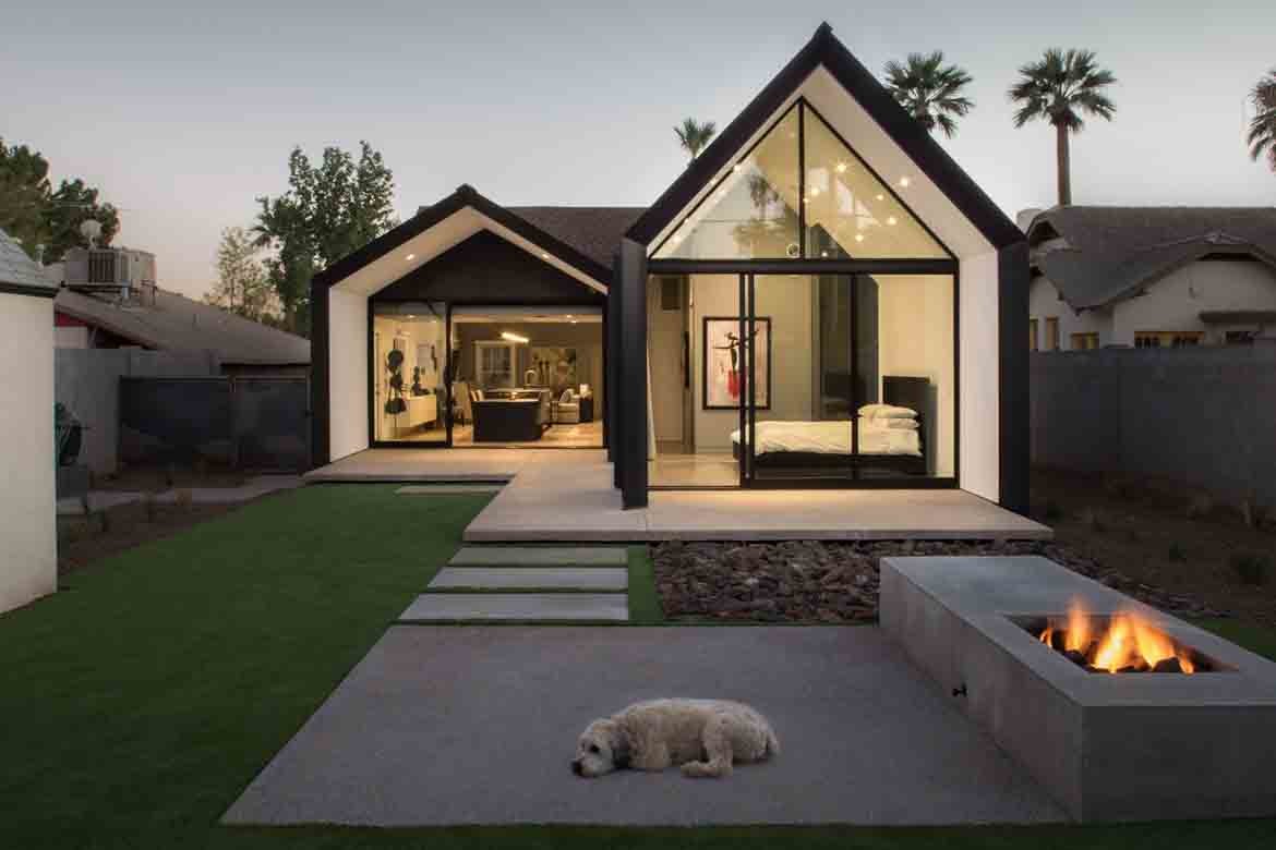 Large farmhouse prefab single homes