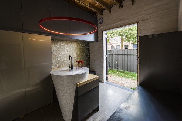 Staron® iCONICal Kitchen Bar by Eliza Rudkin of Lane Walker Rudkin