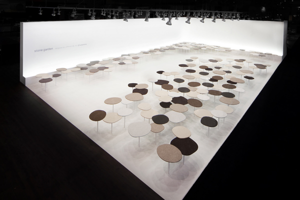 Floating Stone Garden by Nendo