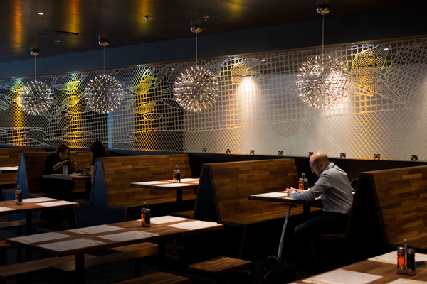 Lace Fence as Restaurant Screening
