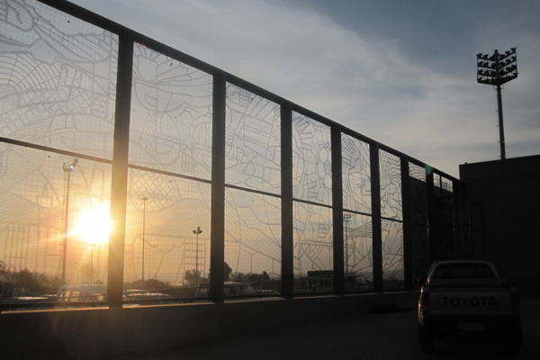 Lace Fence for Sports Field in South Africa