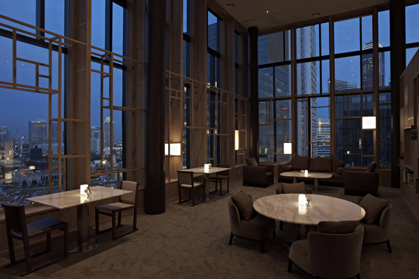 Parkroyal on Pickering, Singapore, WOHA, club lounge