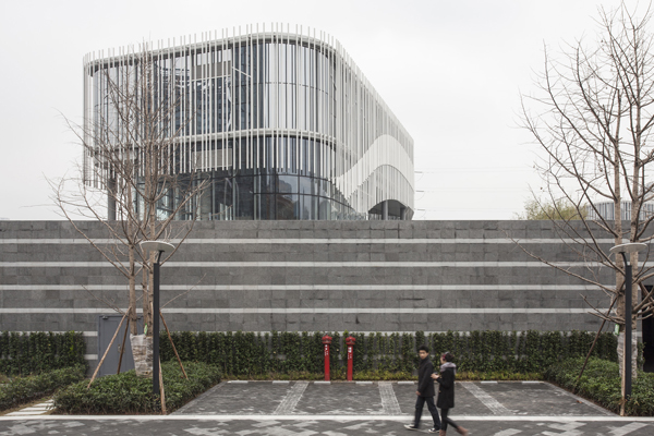 palm island hassell fence facade